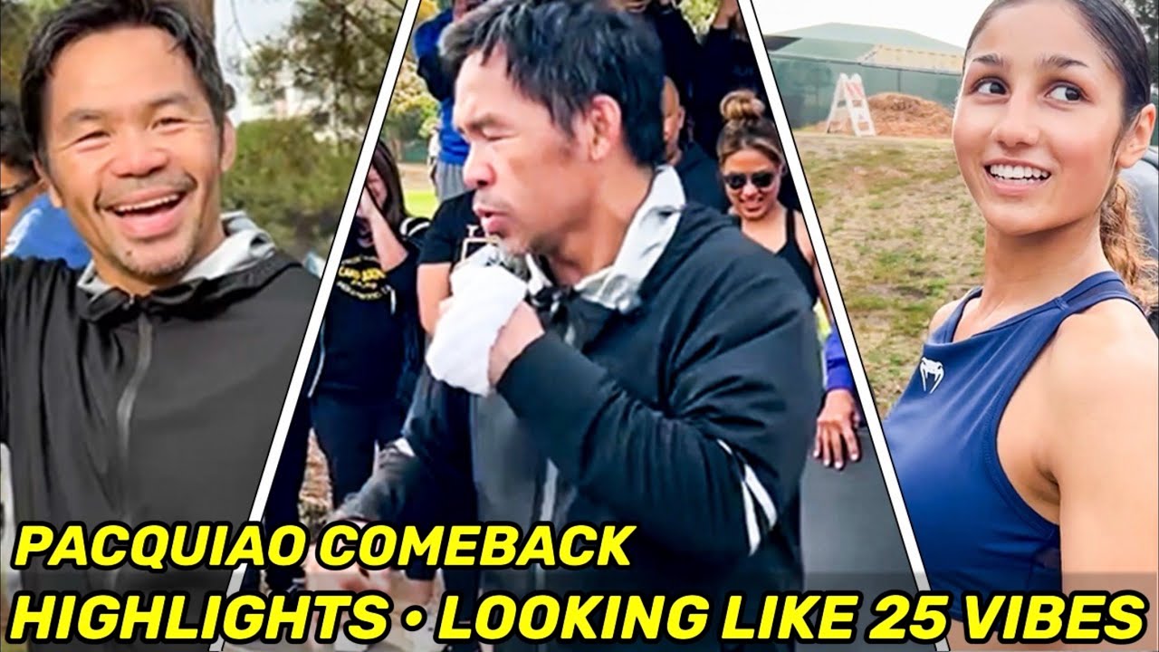 HIGHLIGHTS | Manny Pacquiao COMEBACK DAY 45 • "LOOKING LIKE 25" R&B VIBES WORKOUT
