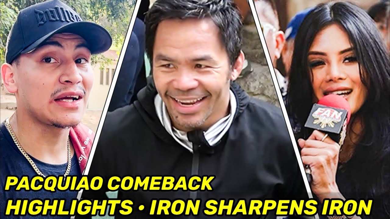 HIGHLIGHTS | Manny Pacquiao COMEBACK DAY 49 • FINAL WEEK “IRON SHARPENS IRON” WORKOUT & INTERVIEW