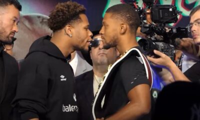 Image: Haney Overmatched Physically by Norman Jr.? Press Conference Shove Reveals Power Discrepancy