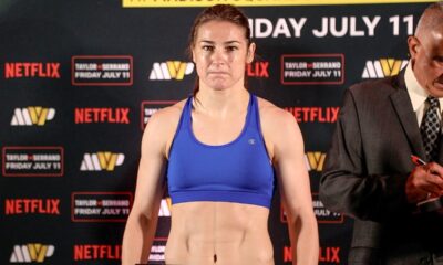 IRISH PRIDE! Katie Taylor • OFFICIAL WEIGH IN • Taylor vs. Amanda Serrano 3 | Netflix Boxing