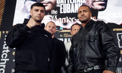 Barboza proved a tricky customer for Catterall (Photo Credit: Mark Robinson Matchroom Boxing)