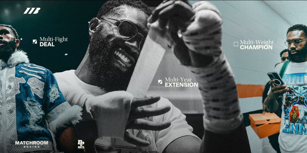 Image: Jaron 'Boots' Ennis Re-Signs with Matchroom & DAZN: Aiming for Stardom at 154 Pounds