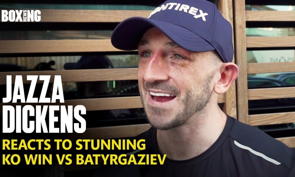 Jazza Dickens Reacts To Devastating KO Win