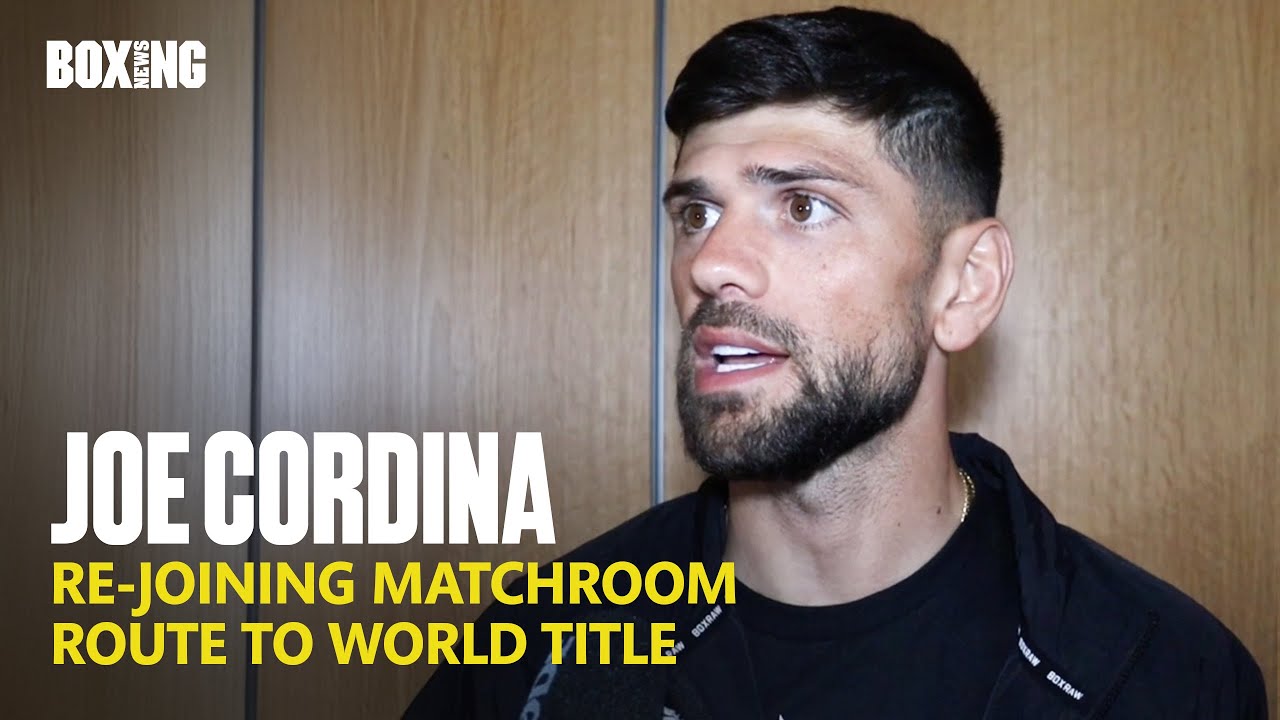 Joe Cordina On Re-Joining Matchroom & World Title Charge