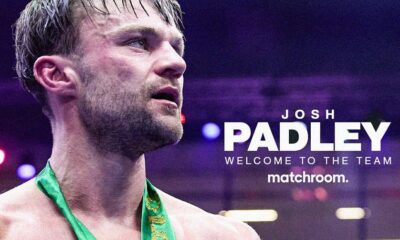 Josh Padley signs Matchroom after the last second fight Stevenson