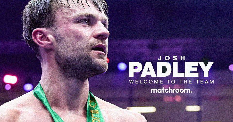 Josh Padley signs Matchroom after the last second fight Stevenson