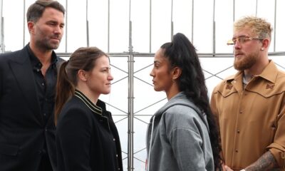 Taylor and Serrano ran it back after their epic fight back in April 2022 Photo Credit: Ed Mulholland/Matchroom