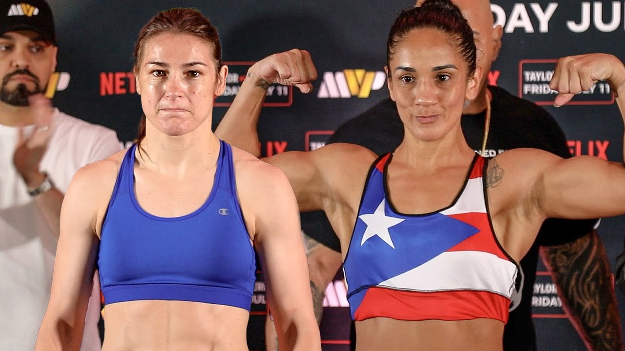 Katie Taylor vs. Amanda Serrano 3 • OFFICIAL WEIGH IN • MVP | Netflix Boxing