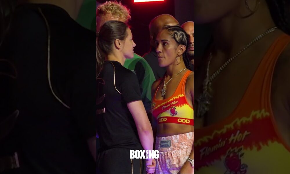 Katie Taylor vs Amanda Serrano Final Face-Off & Weigh-In