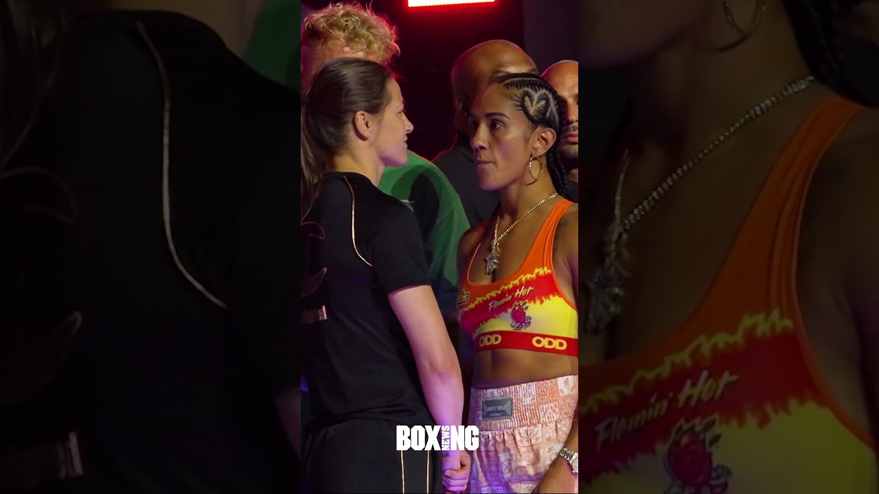 Katie Taylor vs Amanda Serrano Final Face-Off & Weigh-In