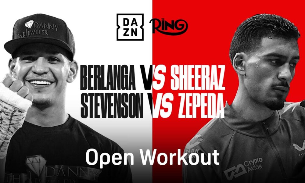 🥊 LIVE: Shakur Stevenson vs. William Zepeda • Berlanga vs. Sheeraz - Open Workout NYC | RING III