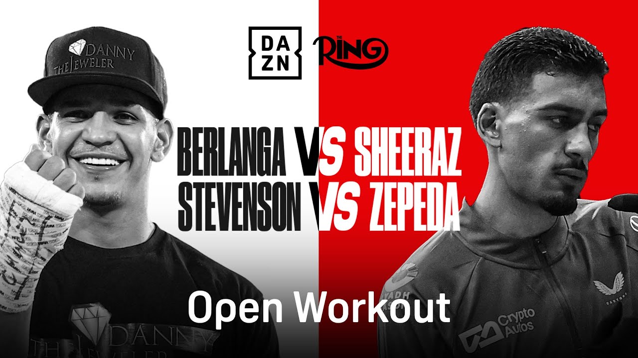 🥊 LIVE: Shakur Stevenson vs. William Zepeda • Berlanga vs. Sheeraz - Open Workout NYC | RING III