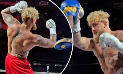 MUSCLED UP JAKE PAUL! • FULL OPEN WORKOUT vs Julio Cesar Chavez Jr  | DAZN Boxing