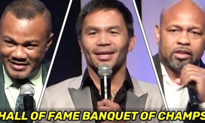 Manny Pacquiao FULL HALL OF FAME Banquet of Champions | Roy Jones Jr, Morales, Paz, Nunn & MORE