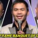 Manny Pacquiao FULL HALL OF FAME Banquet of Champions | Roy Jones Jr, Morales, Paz, Nunn & MORE
