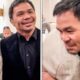 Manny Pacquiao REUNITES with Bob Arum & gives BIG HUG hours before HALL OF FAME INDUCTION