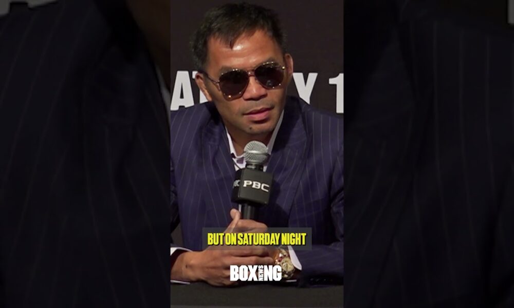 Manny Pacquiao Wants "Real Fight" Against Mario Barrios