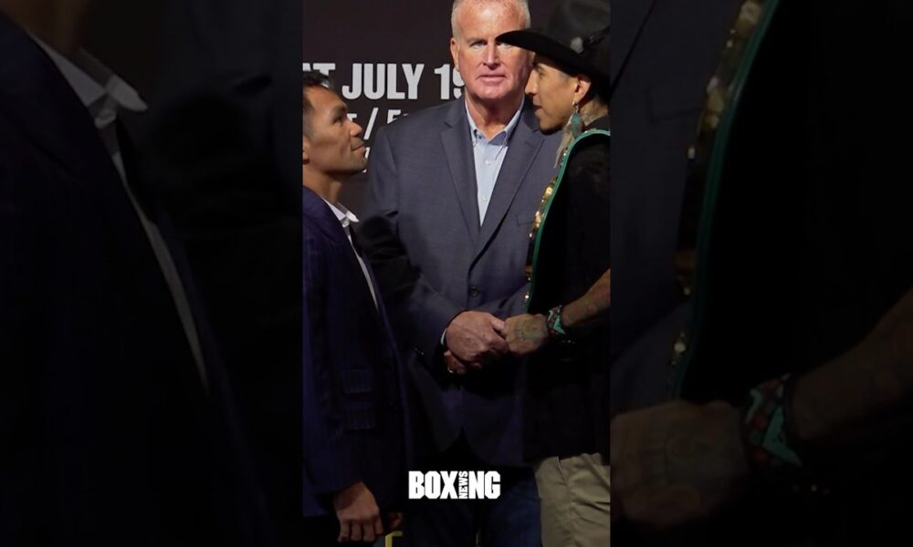 Manny Pacquiao vs Mario Barrios Face-Off