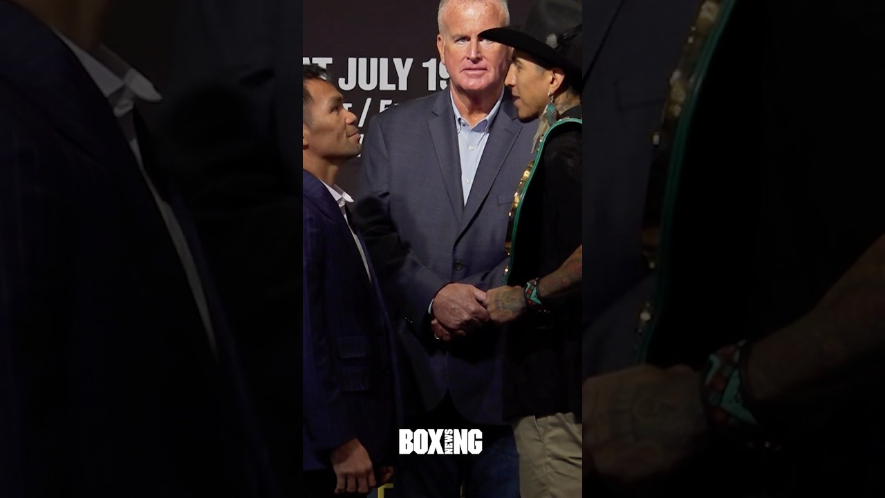 Manny Pacquiao vs Mario Barrios Face-Off