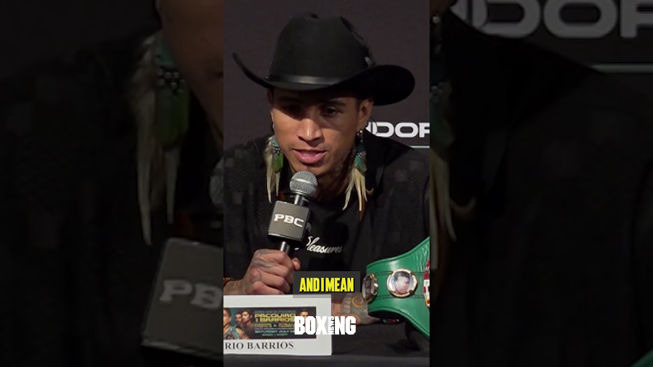 Mario Barrios Has 'Bad Intentions' For Manny Pacquiao Fight