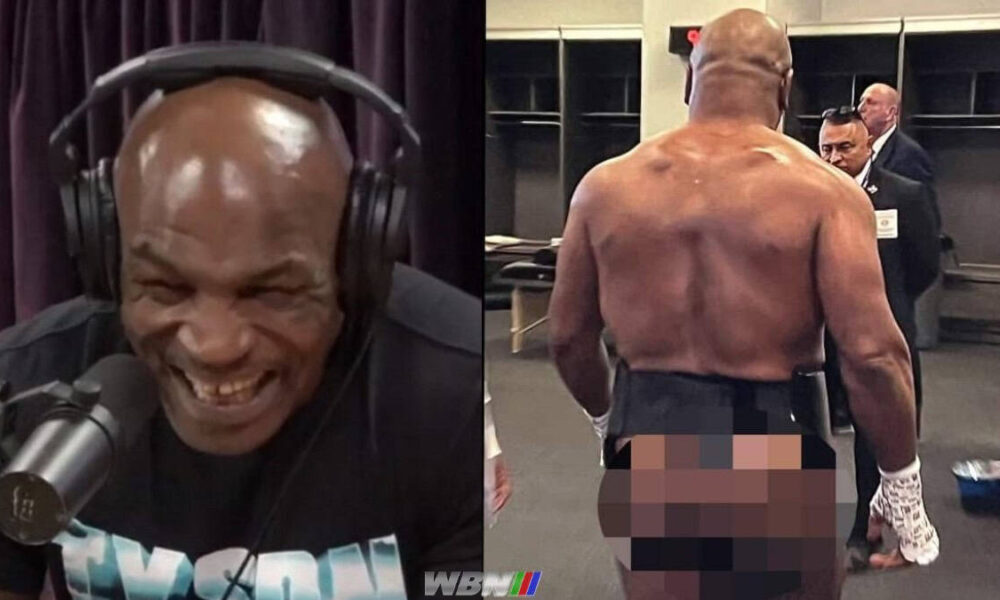 Mike Tyson butt laugh