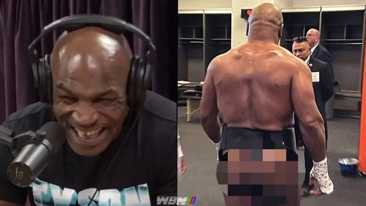 Mike Tyson butt laugh