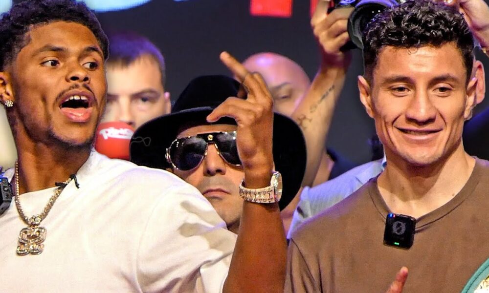 ON BUSINESS!! • Shakur Stevenson vs. William Zepeda FACE OFF | Ring & DAZN Boxing
