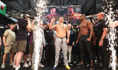 Image: Oleksandr Usyk 227.3 vs. Daniel Dubois 243.8 - Official DAZN weigh-in Results