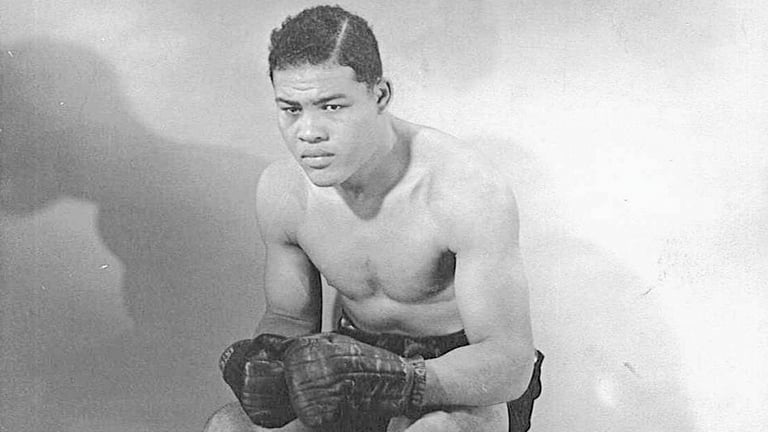 Joe Louis boxing