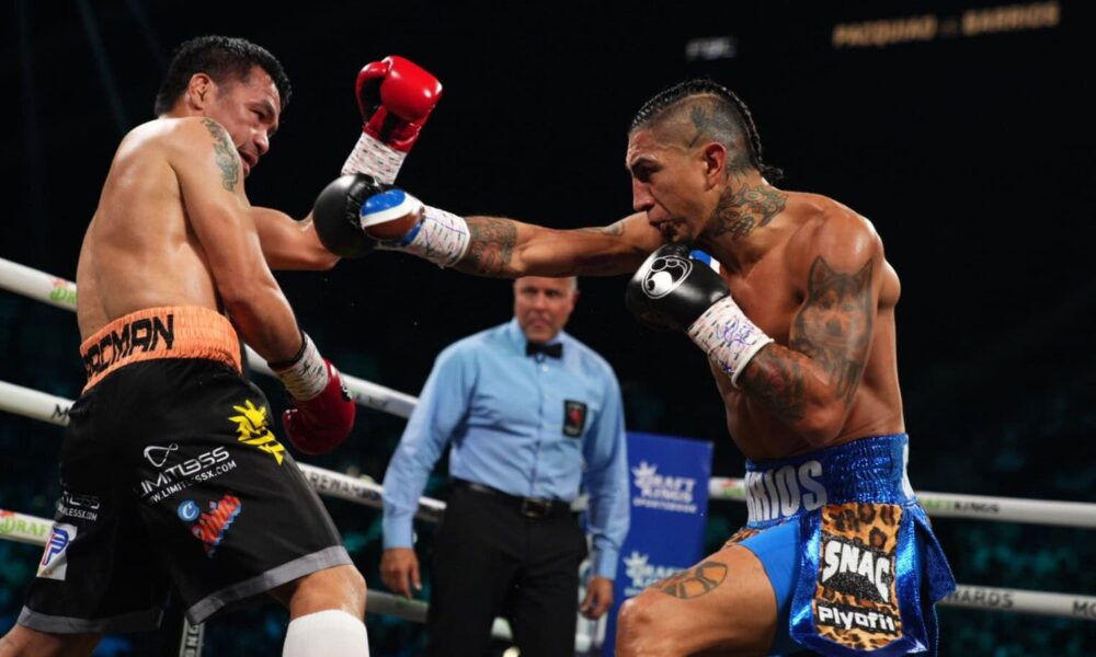 Pacquiao vs Barrios fight action