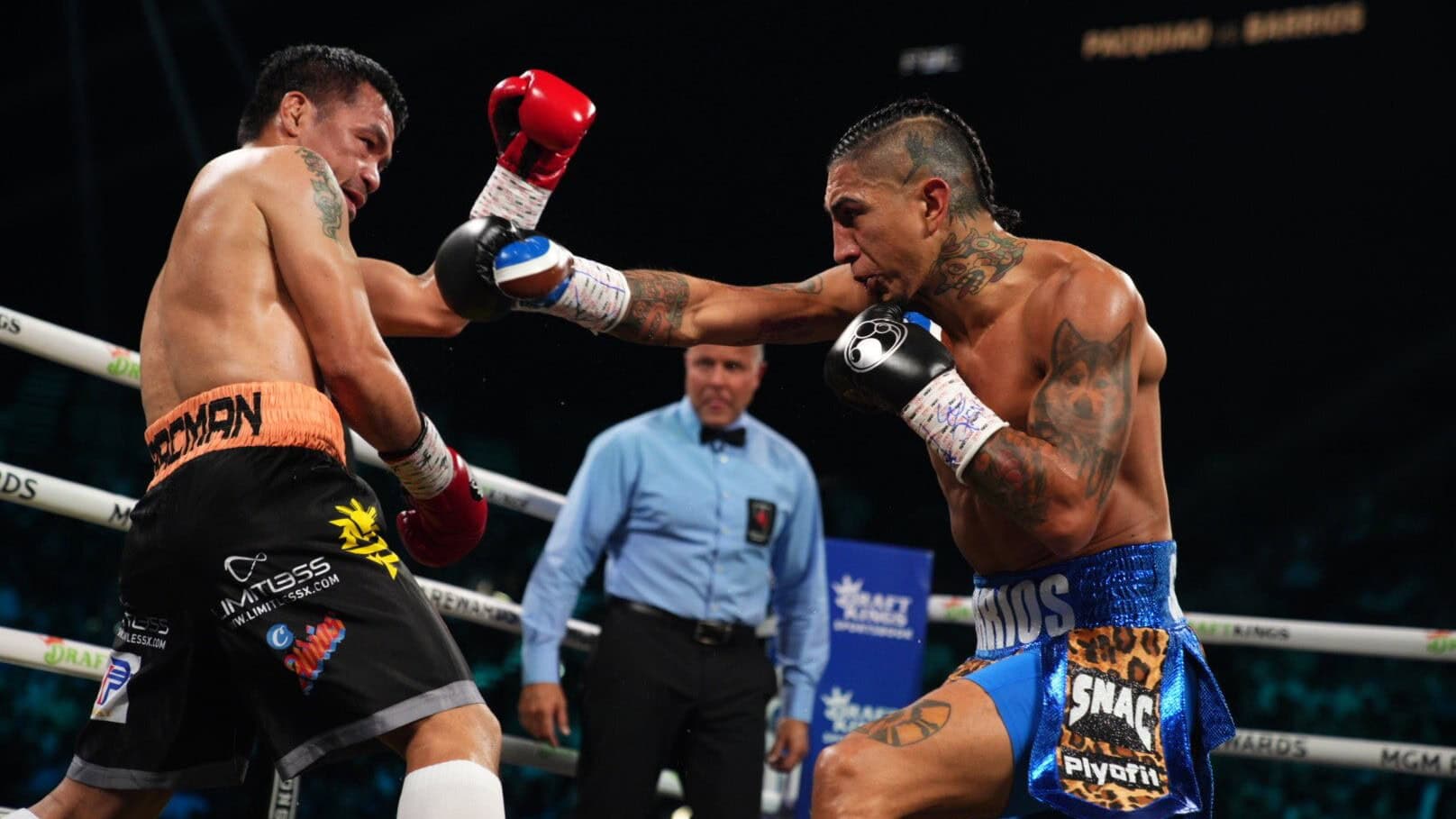 Pacquiao vs Barrios fight action