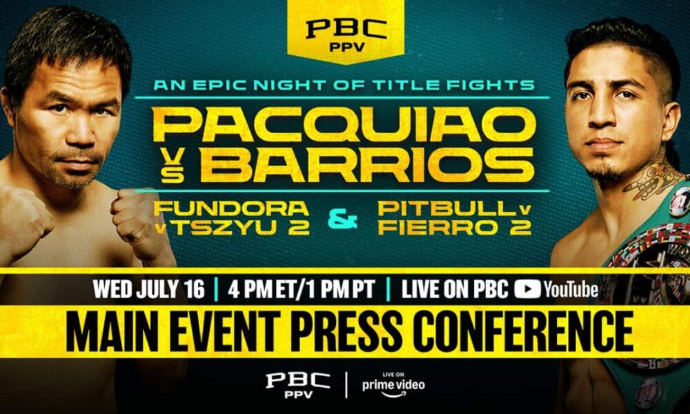 Pacquiao vs Barrio live press conference
