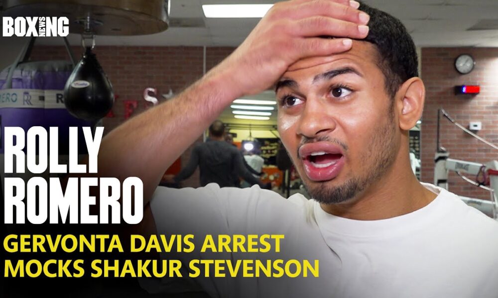 Rolly Romero Roasts Shakur Stevenson & Gervonta Davis Arrest