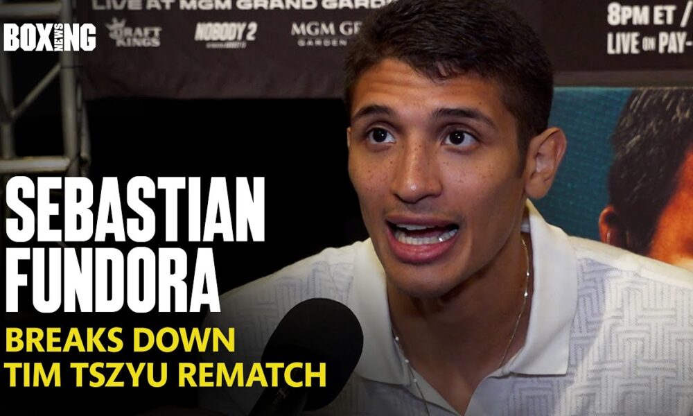 Sebastian Fundora Promises Explosive Tim Tszyu Rematch
