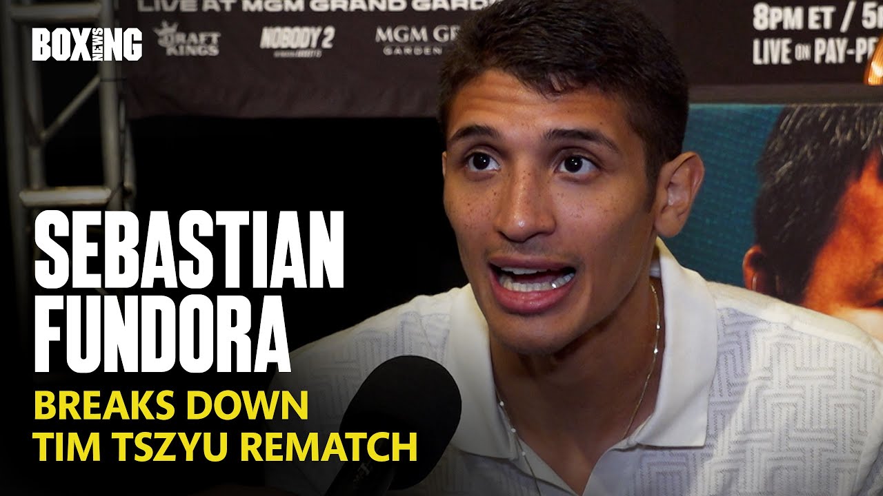 Sebastian Fundora Promises Explosive Tim Tszyu Rematch