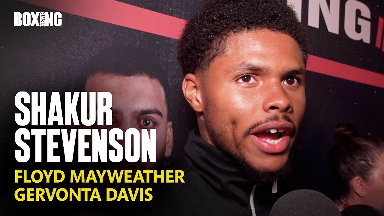 Shakur Stevenson On Floyd Mayweather Comparison & Gervonta Davis