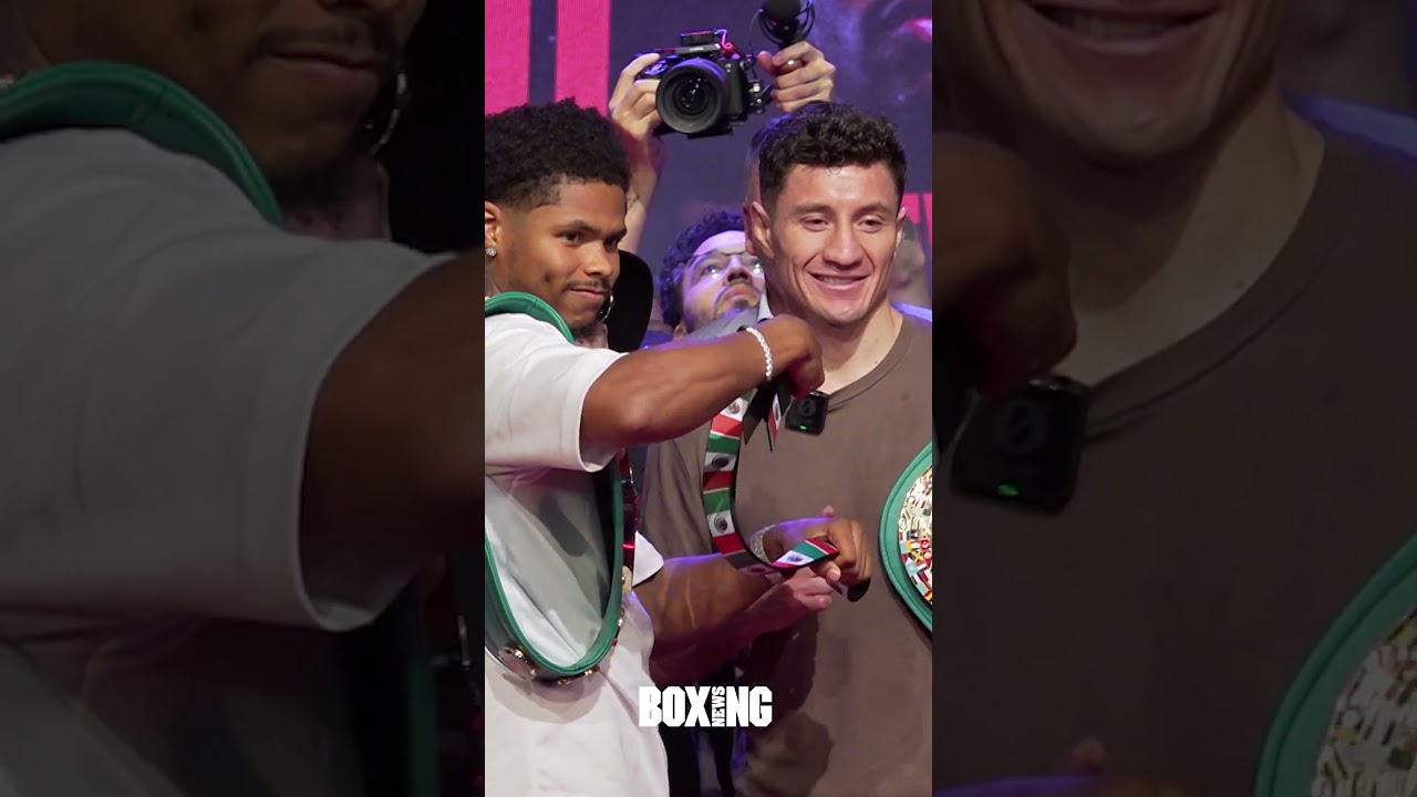 Shakur Stevenson Taunts William Zepeda During Face-Off