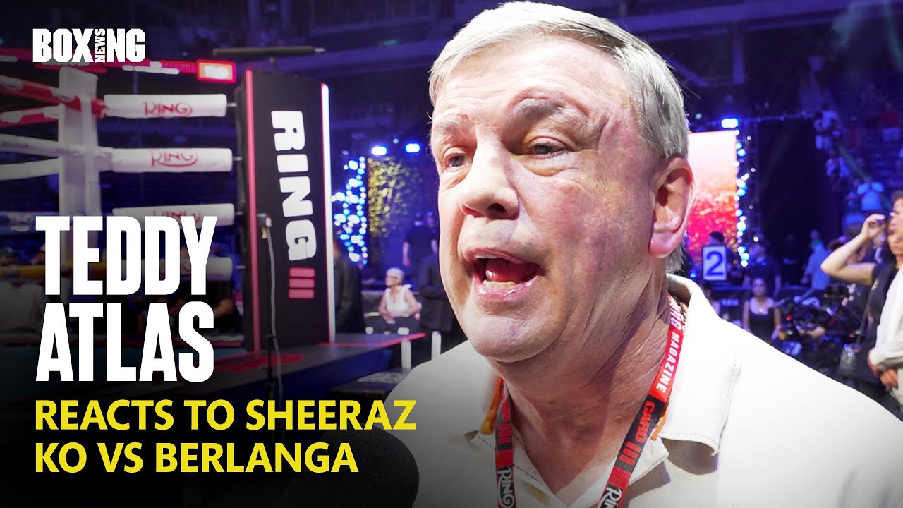 Teddy Atlas Reacts To Devastating Hamzah Sheeraz KO vs Berlanga