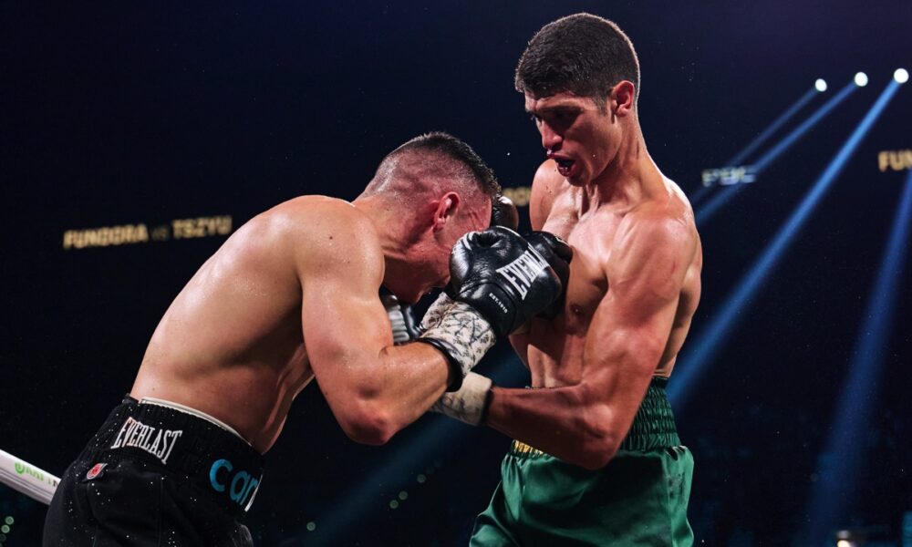 Image: The Psychological Warfare: Fundora's Impact on Tszyu's Mentality During Their Brutal Rematch