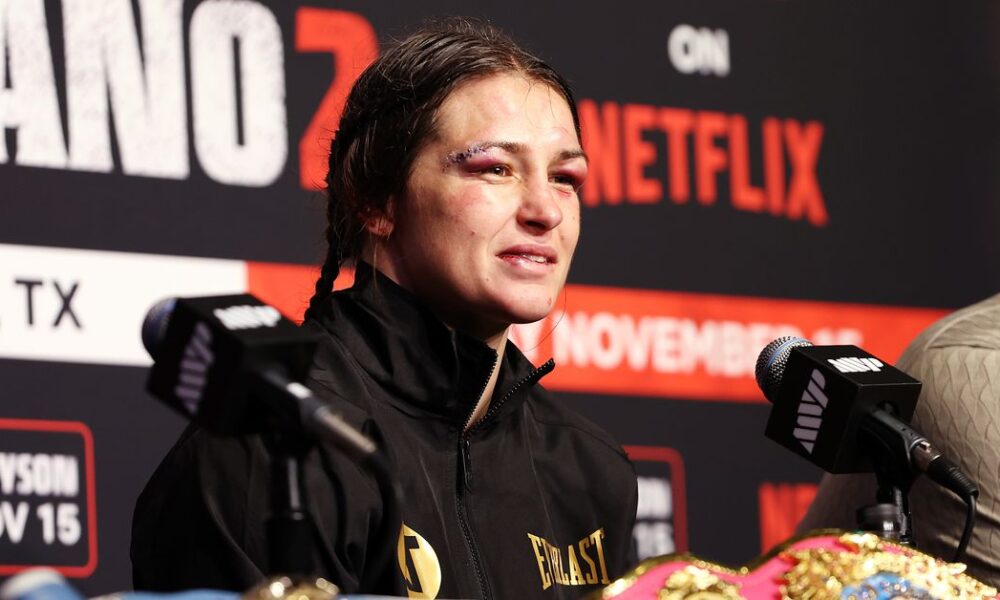 The aging Katie Taylor is still motivated to perform in the Serrano trilogy