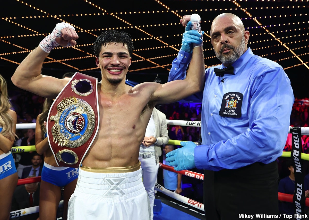 Image: Xander Zayas' WBO Title Defense Strategy: Why Josh Kelly is the Predicted December Opponent