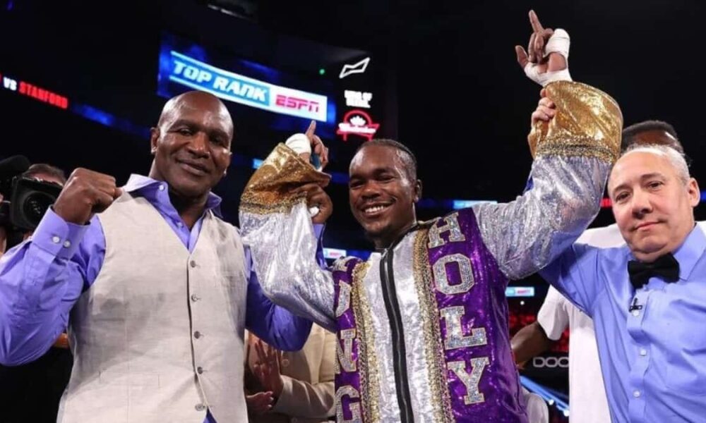 Evan Holyfield win Evander Holyfield