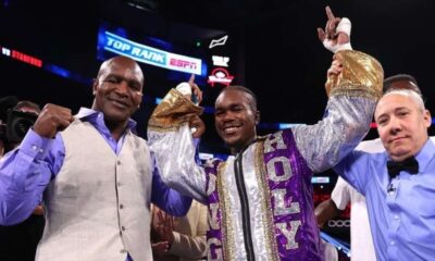 Evan Holyfield win Evander Holyfield