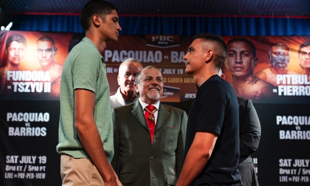 Image: Tim Tszyu Believes Fundora Rematch on July 19th Will Be "Whole Different Fight" Without Early Cut Disadvantage