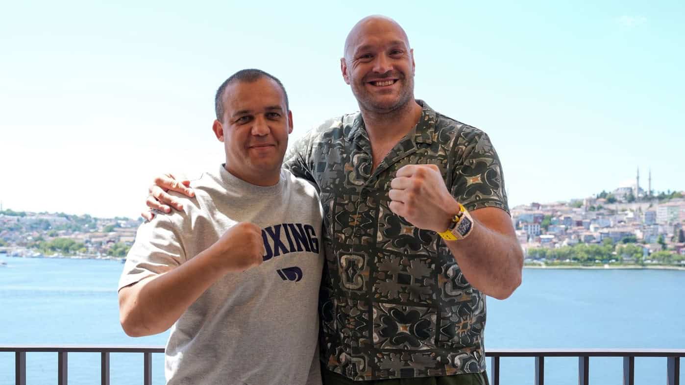 Umar Kremlev and Tyson Fury