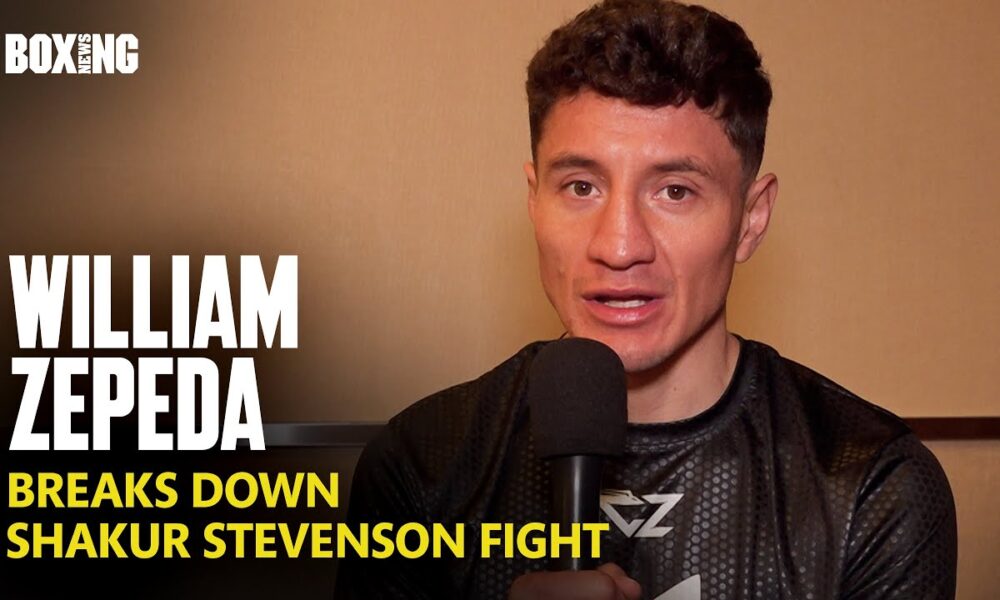 William Zepeda Breaks Down Shakur Stevenson Fight