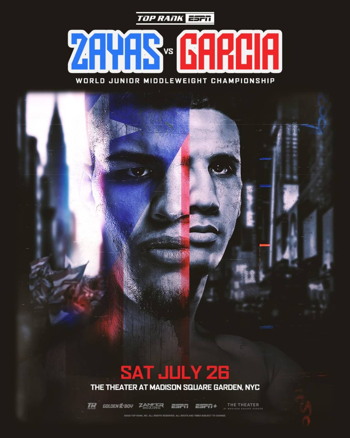 Image: Zayas vs. Garcia: WBO Title Fight – July 26th on ESPN/ESPN+
