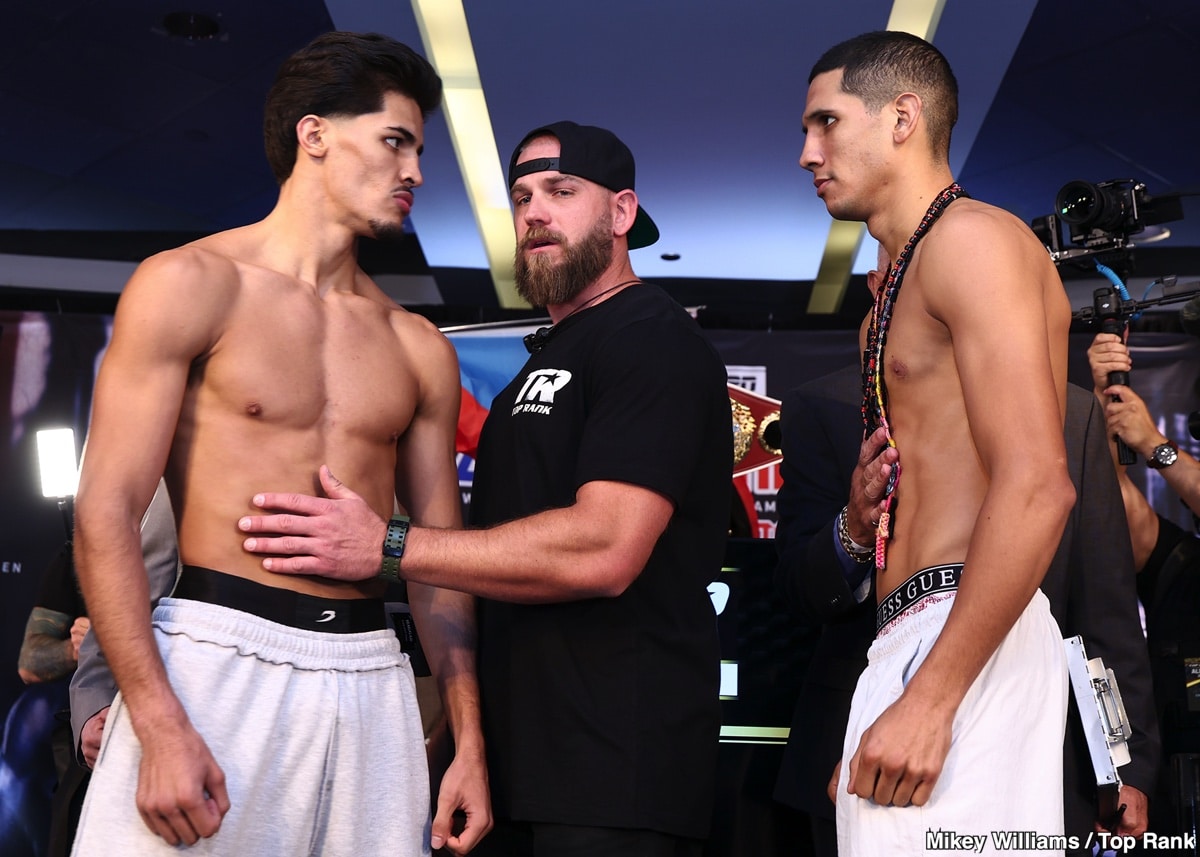 Image: Zayas vs. Garcia and Carrington vs. Heita - Official Weigh-in Results for Saturday