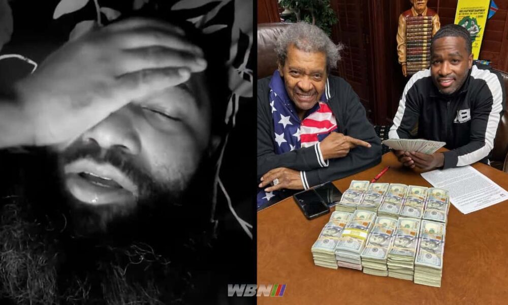Adrien Broner broke and Don King