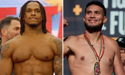 Benavidez face-to-face with Yarde ahead of their clash on November 22 Photo Credit: Seconds Out YT